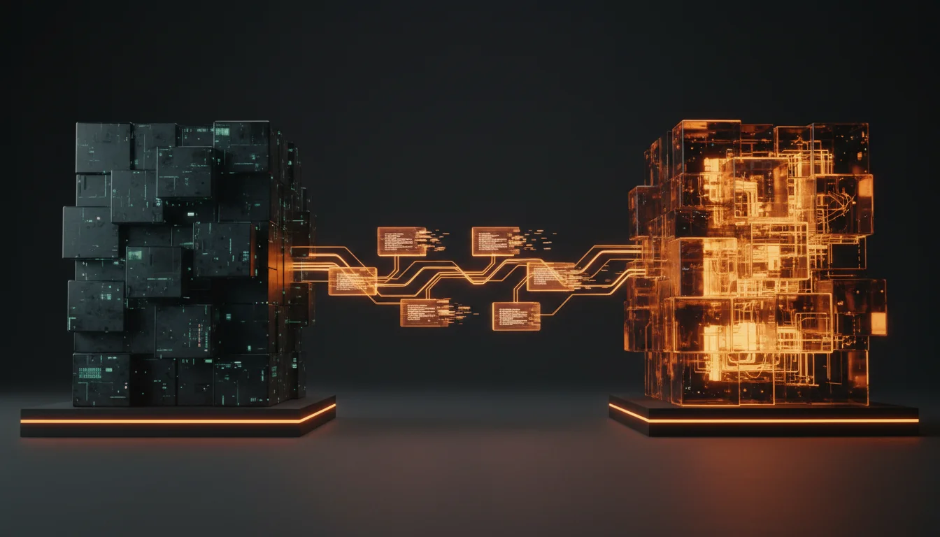 Module migration workflow visualization