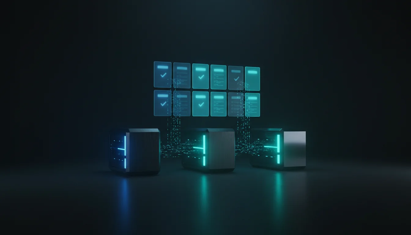 Environment sync workflow visualization